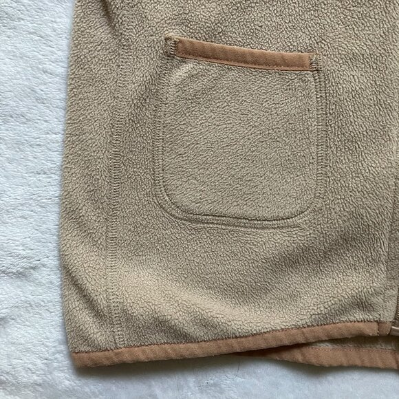 Papa Kids 4T 5T Beige Fleece Vest Zip-Up GUC Toddler Layer Size 110 - Picture 9 of 16